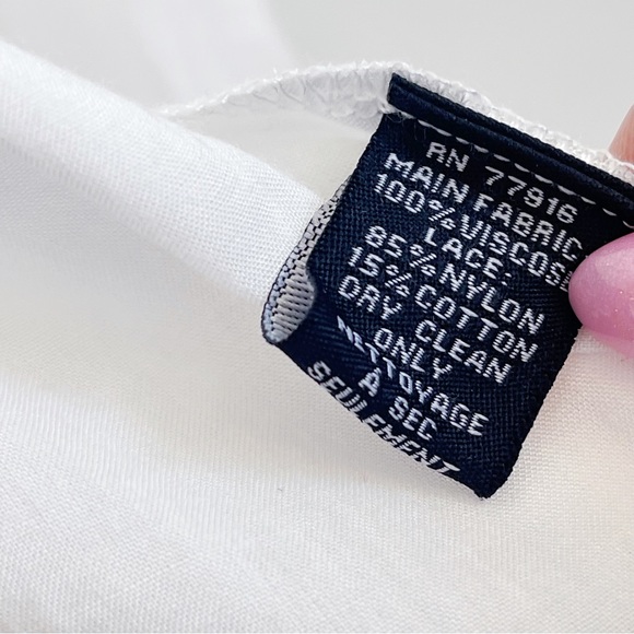 Anthropologie Cropped White Lace Open Front Shrug Romantic Top OS NWT - Picture 12 of 16